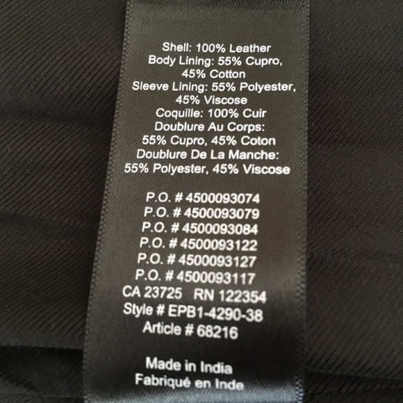 Aritzia Babaton Black Jett leather jacket S - Picture 7 of 8